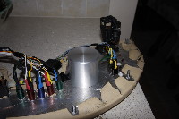 Divers side behind the dash<br />

