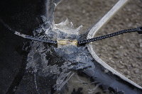 <p>Fibreglassed in place</p>