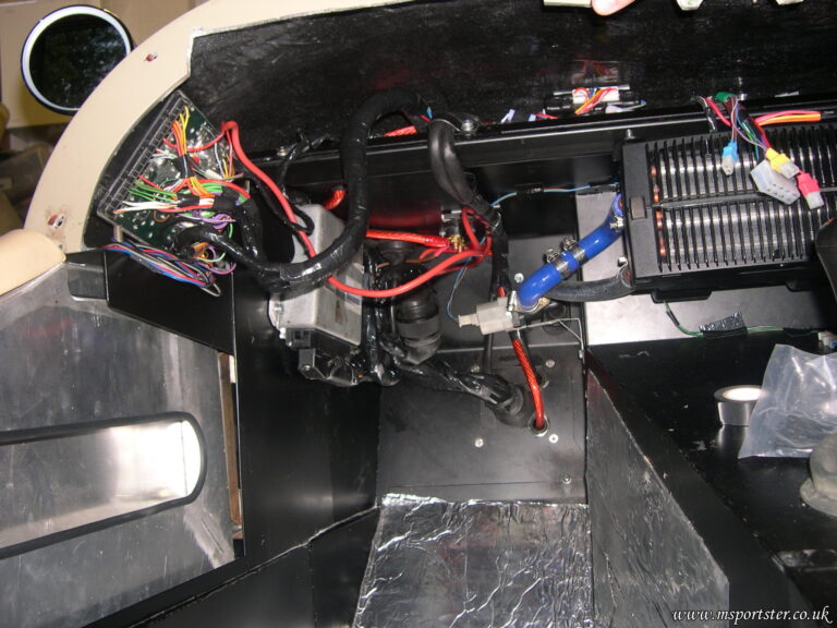 Under scuttle and dash wiring