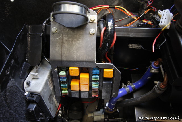 Fuse box & speakers